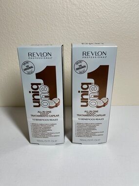 Revlon Uniq One All In One Coco Hair Treatment lot of 2